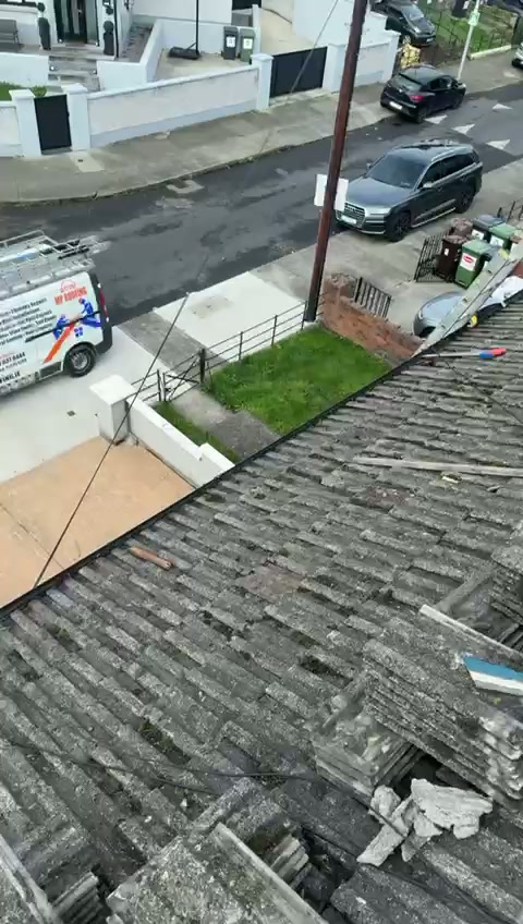 New membrane and battens — roofing work in Dublin